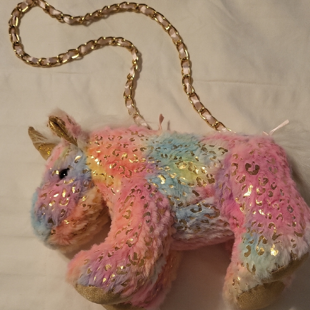 Colorful Plush Unicorn Stuffed Animal